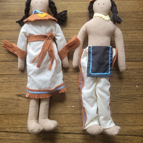 Overly-Raker vintage native American dolls - Picture 2 of 7